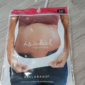 Isabel Maternity Black Bellaband Sz S/M NWT (Pant size 0-6)